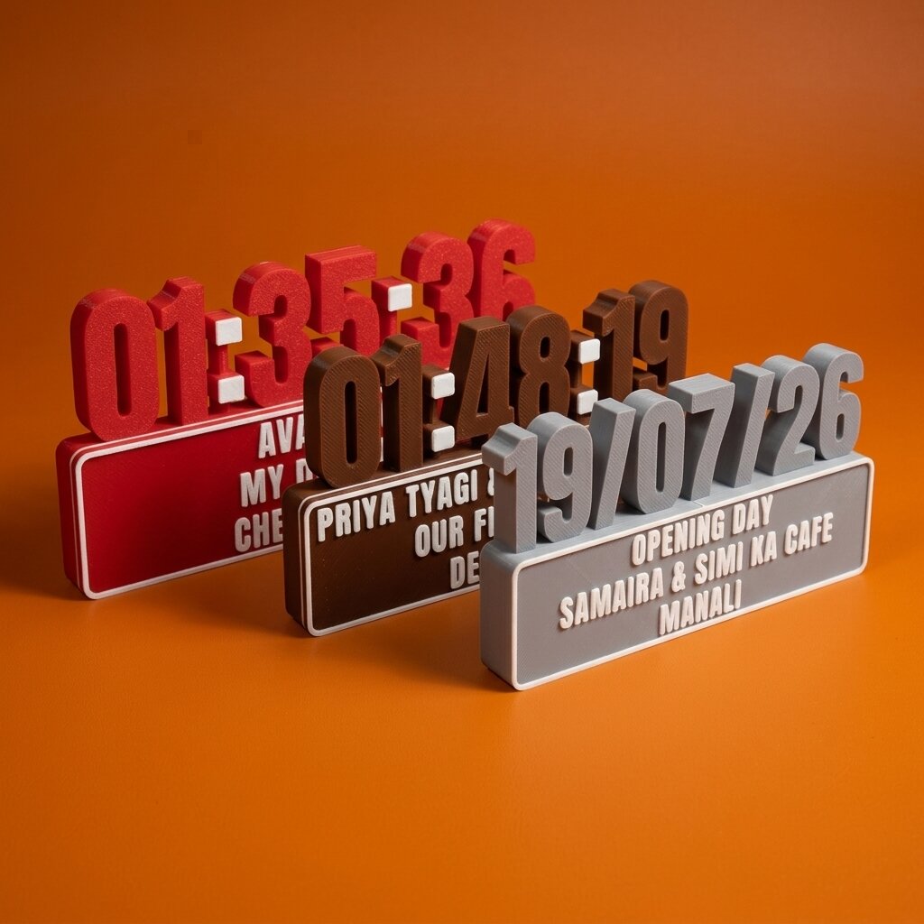 Decor | Text | Achieve | 3 Line