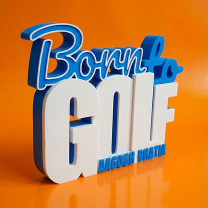 Decor | Text | Born to Golf