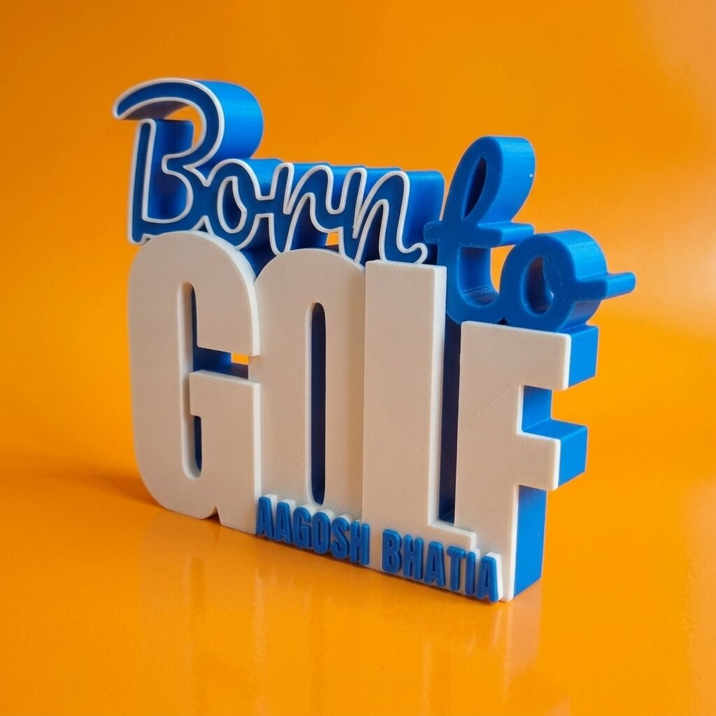 Decor | Text | Born to Golf