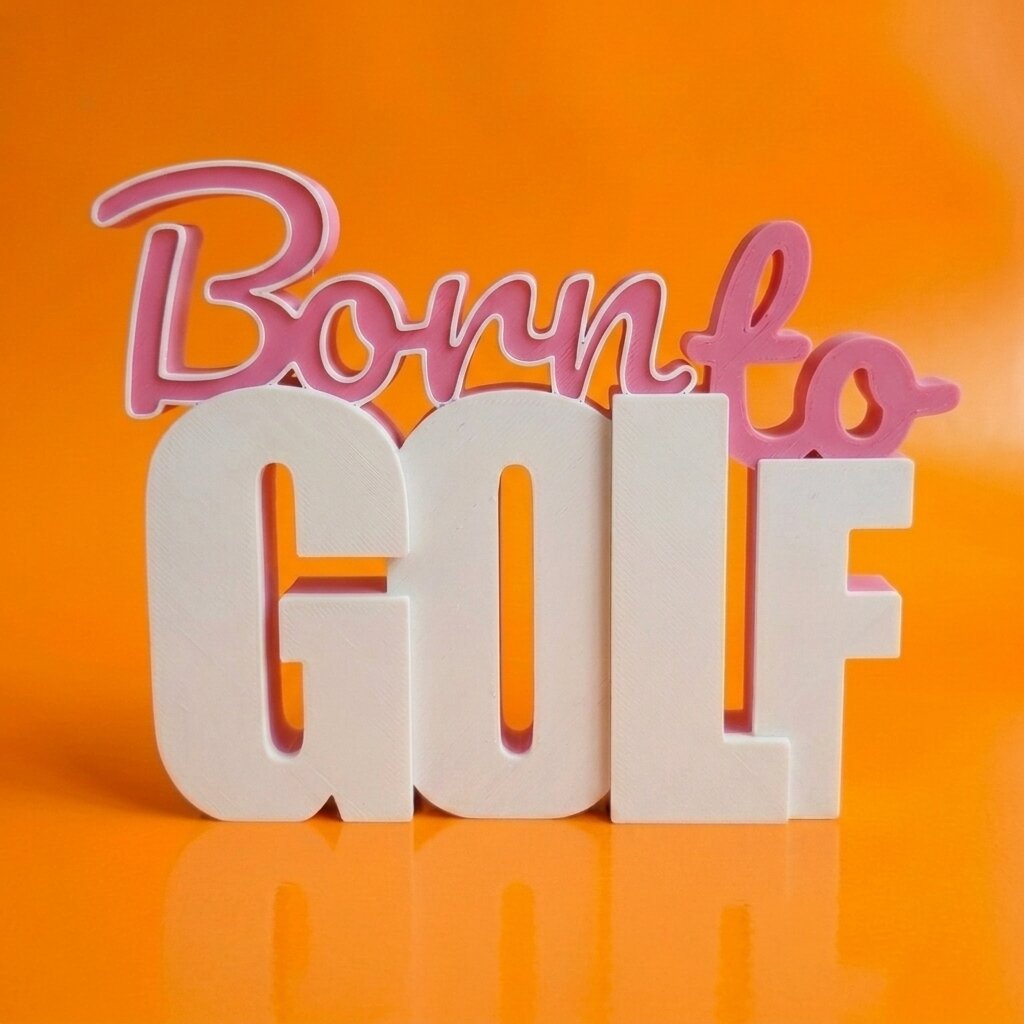 Decor | Text | Born to Golf