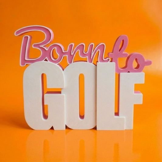 Decor | Text | Born to Golf