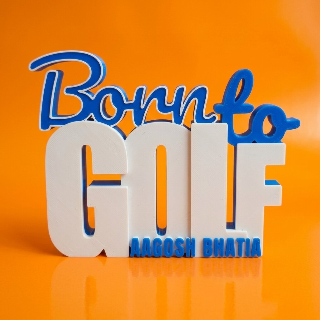 Decor | Text | Born to Golf
