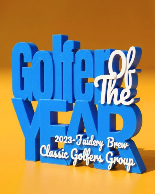 Decor | Text | Golfer of the year