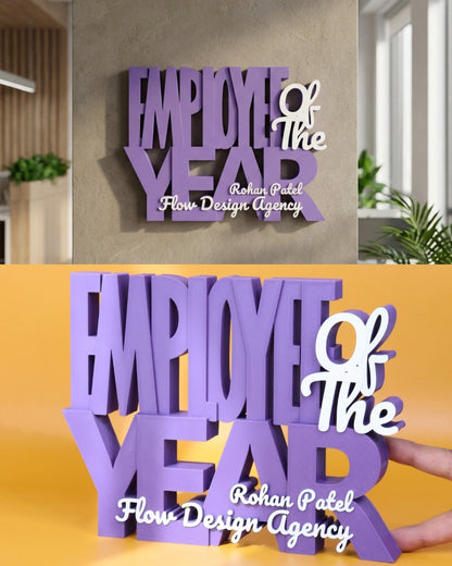 Decor | Text | Employee of the year