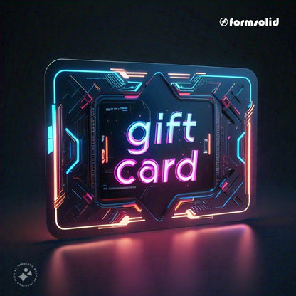 GC | Digital FormSolid Gift card | Make it personal