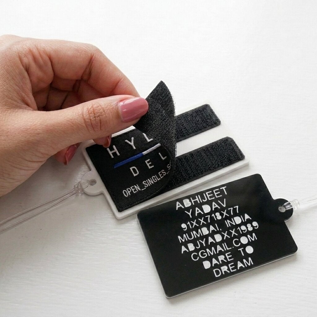 Bag Tag | For your velcro patch