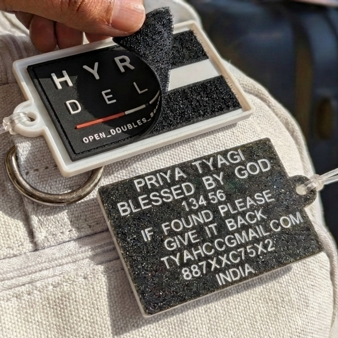 Bag Tag | For your velcro patch