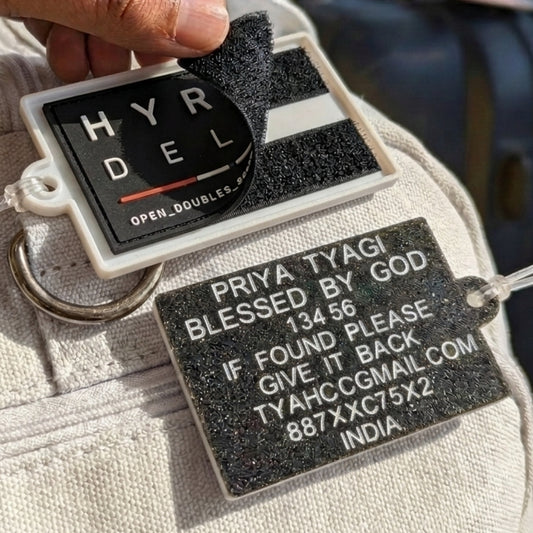 Bag Tag | For your velcro patch