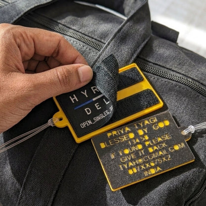 Bag Tag | For your velcro patch