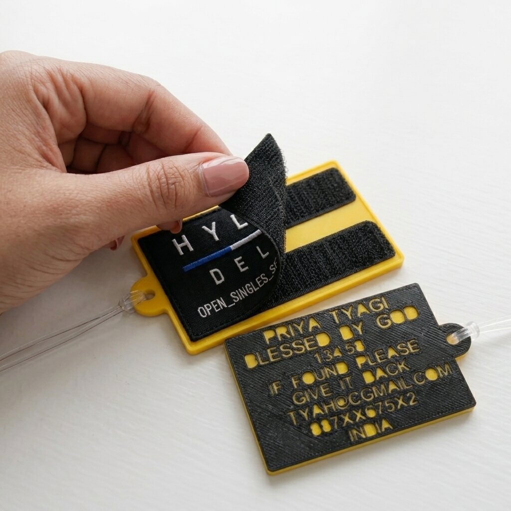 Bag Tag | For your velcro patch