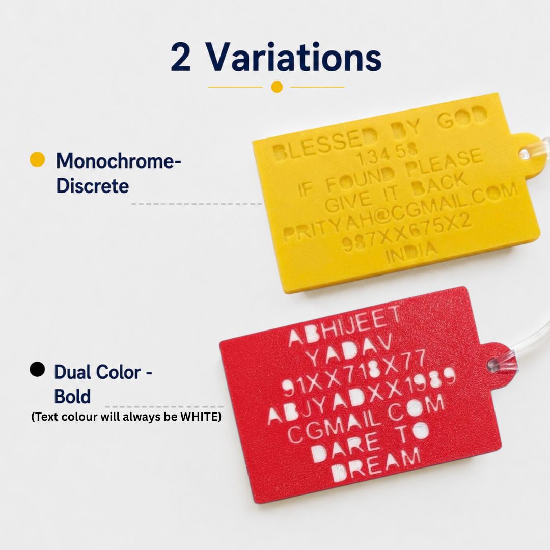 HF- Bag Tag | For your velcro patch | 7 lines