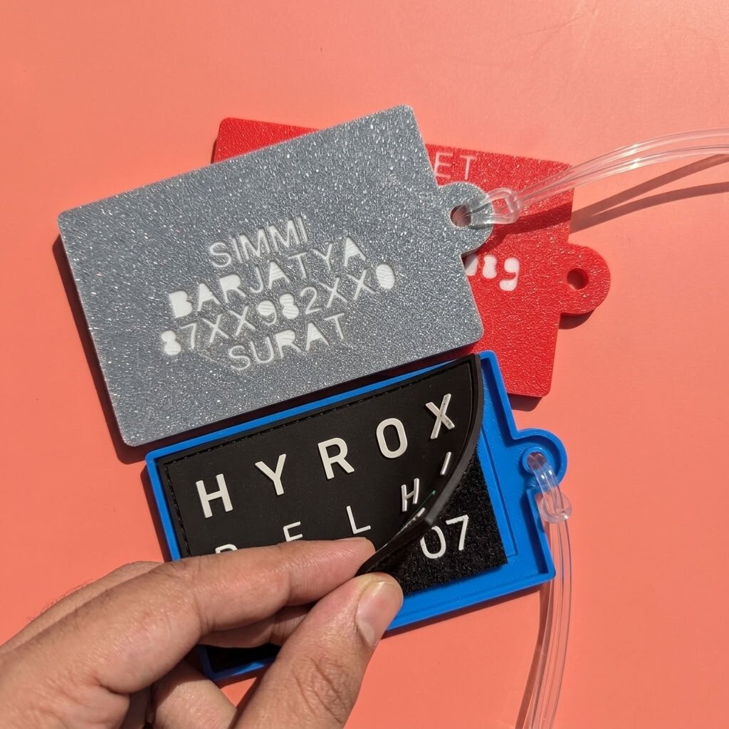 Bag Tag | For your velcro patch | Compact | 7 lines