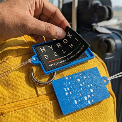 Bag Tag | For your velcro patch | Compact | 7 lines