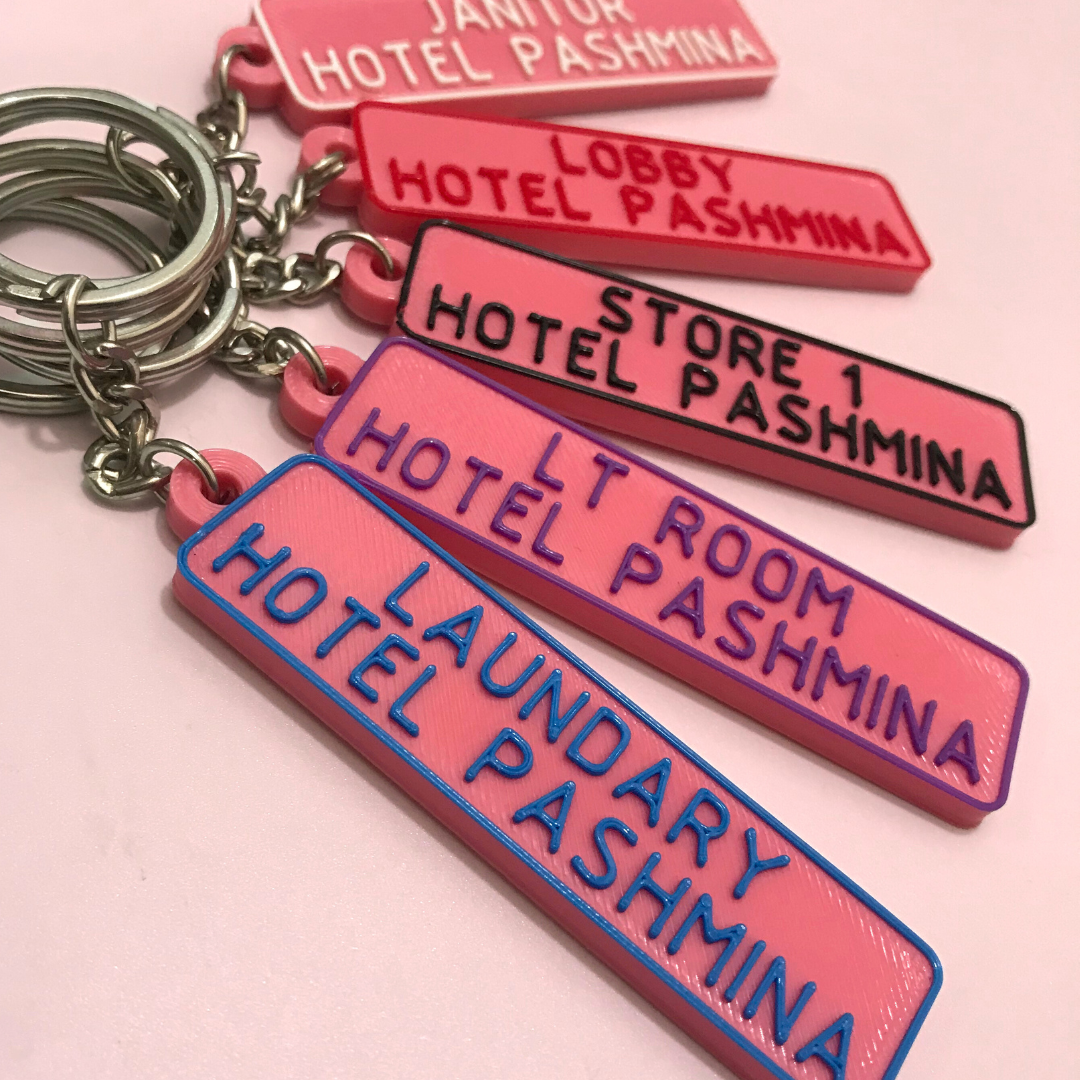 Custom Key tag-personalize color and text – FormSolid